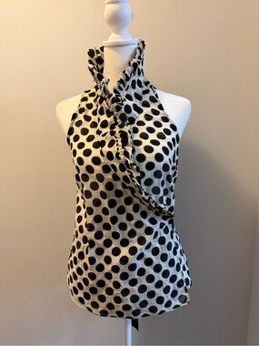 Zara Black and White Polka Dot Kids Skirt